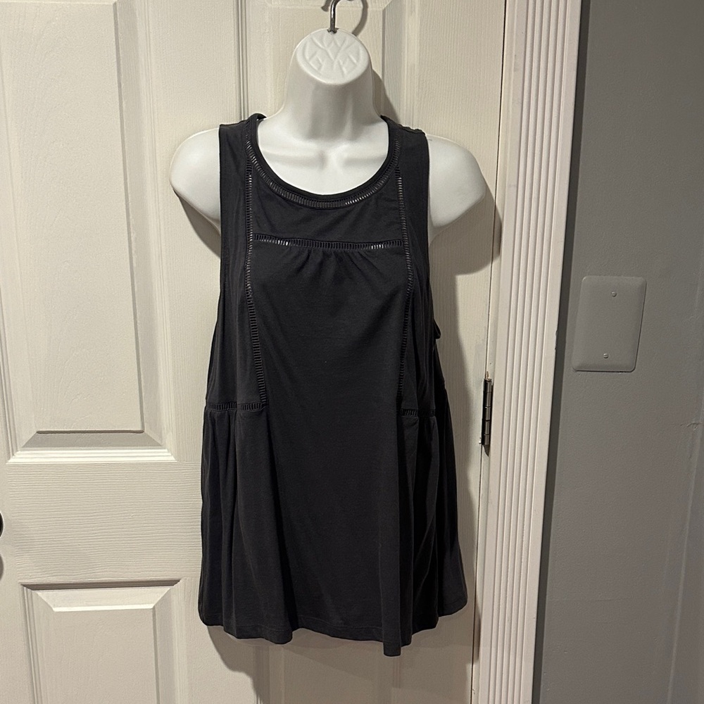 Dark Gray Sleeveless Tank Top